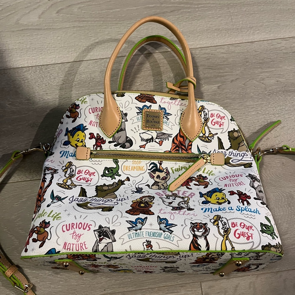 Disney Dooney and Bourke AOP satchel